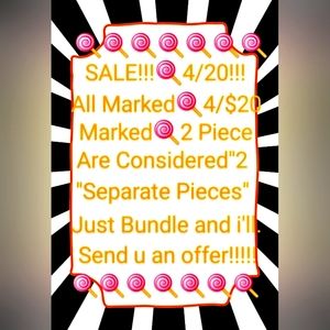 🍭All Marked With🍭4/$20!!!!!